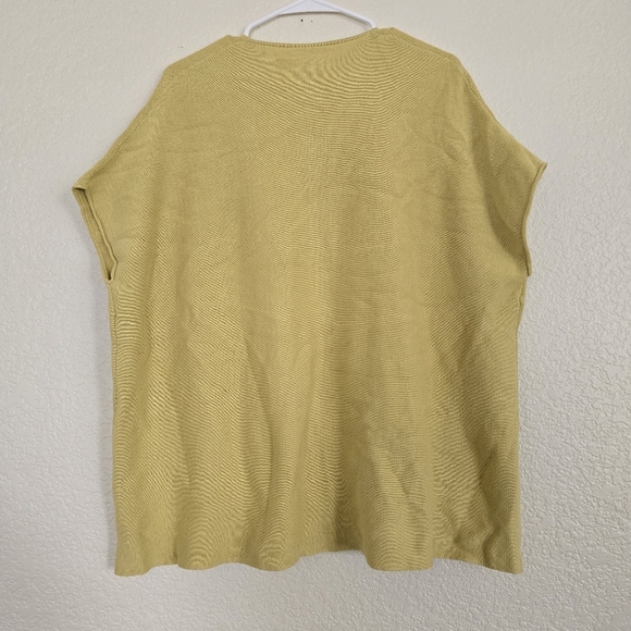 Marla Wynne Oversized Yellow Zip-Up Cardigan Sweater  with Pockets Xs - Picture 8 of 8